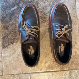 Skechers Men's Memory Foam Boat Shoes Brown Size 14